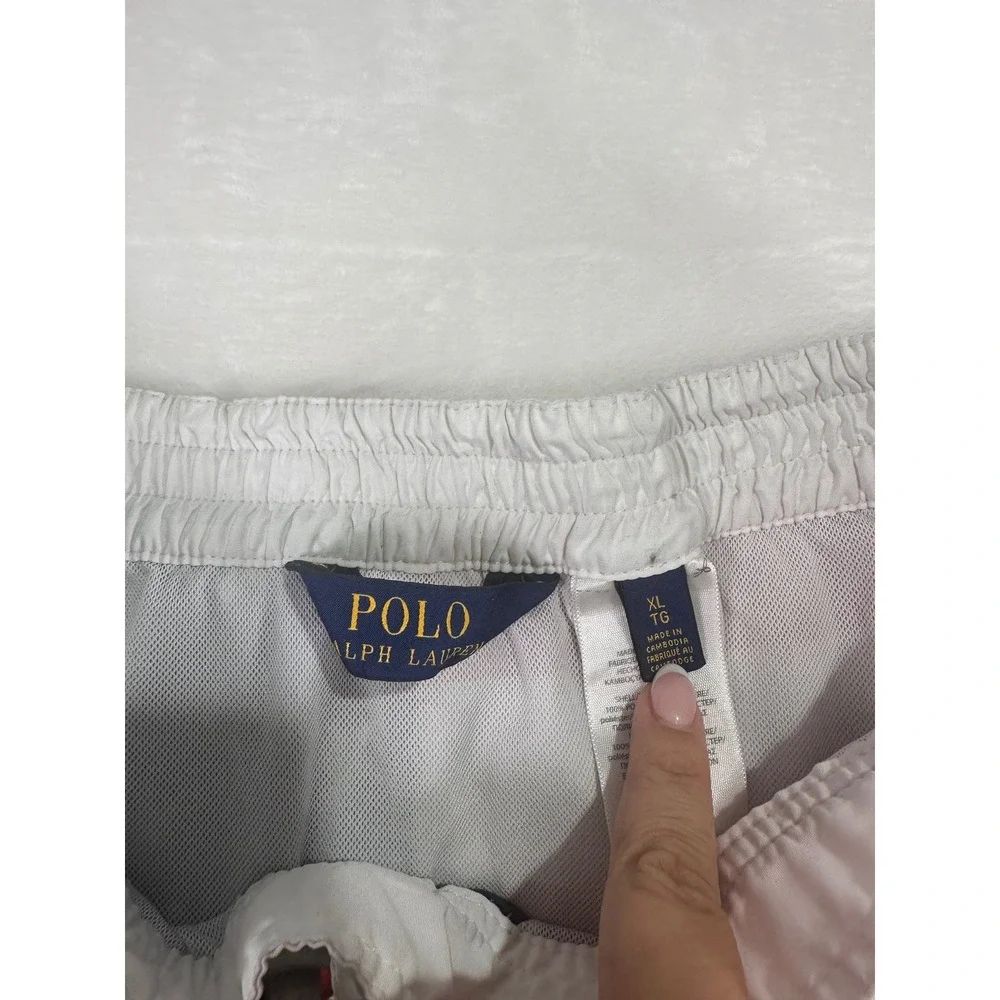 Polo Ralph Lauren Swim Trunks XL Red White Blue Stars Stripes Americana Mens